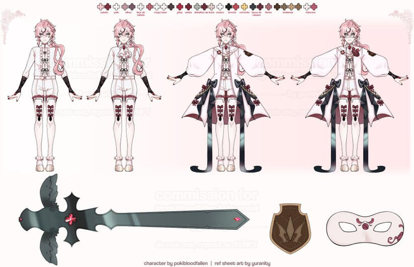 ref sheet — commission work, 2025