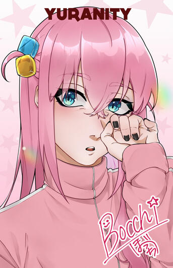 bocchi pc — merch design, 2025